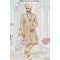 Designer Motif Work Dusty Gold Wedding Sherwani For Groom