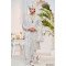 Designer White Mehroon Touch & Stone Work Wedding Sherwani