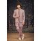 Designer Onion Color Short Pattern Indowestern For Men