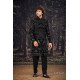 Designer Black Achkan Pattern Indo Western For Groom
