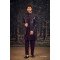 Designer Wine Short Pattern Wedding IndoWestern