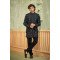 Designer Black Embroidered Work Short Pattern Indowestern