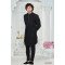 Designer Black Double Pattern Handwork Indo-western For Groom
