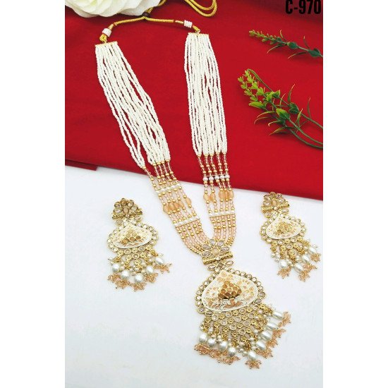 Designer Moti Work Pendal Jewellery