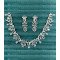 American Diamond Necklace Set with Floral CZ Petals – Bridal & Party Wear