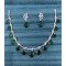 Designer Bottle Green Stone Necklace