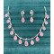 Designer Pink Stone Work Necklace