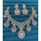Heritage Elegance Emerald Teardrop Bridal Necklace & Earrings Set