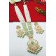 Multistrand Pearl Beaded Meenakari Bridal Necklace Set with Earrings