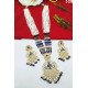 Multistrand Pearl Beaded Meenakari Bridal Necklace Set with Earrings