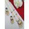 Multicolor Meenakari Long Pendant Necklace Set with Pearl Drops