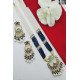 Multicolor Meenakari Long Pendant Necklace Set with Pearl Drops