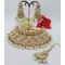 Royal Antique Gold Kundan Bridal Choker Set