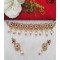 Traditional Red Kundan Pearl Choker Set