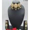 Royal Kundan Necklace Set – Red & White Accents