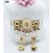 Statement Meenakari Necklace Set – Dual Color Fusion