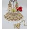 Bridal Kundan Choker Necklace Set with Pearls & Meenakari