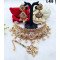 Heavy Multicolor Bridal Kundan Choker Set with Maang Tikka – Antique Finish