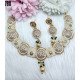 Heavy Kundan Style Gold Plated Choker Set with Ruby Accents