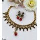 Designer Ethnic Kundan Choker Necklace Set with Earrings