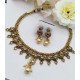 Designer Ethnic Kundan Choker Necklace Set with Earrings