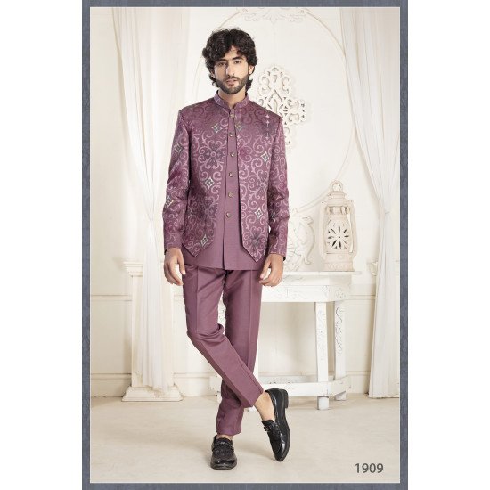 Designer Double Pattern Jodhpuri  Suit