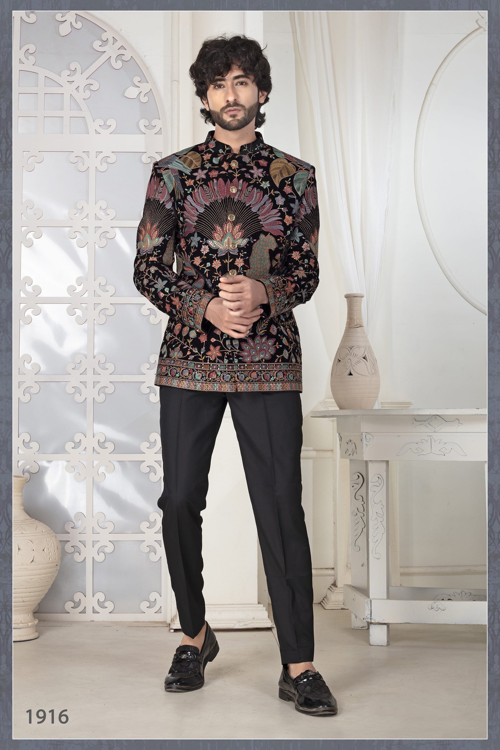 Designer Embroidered Jodhpuri For Wedding