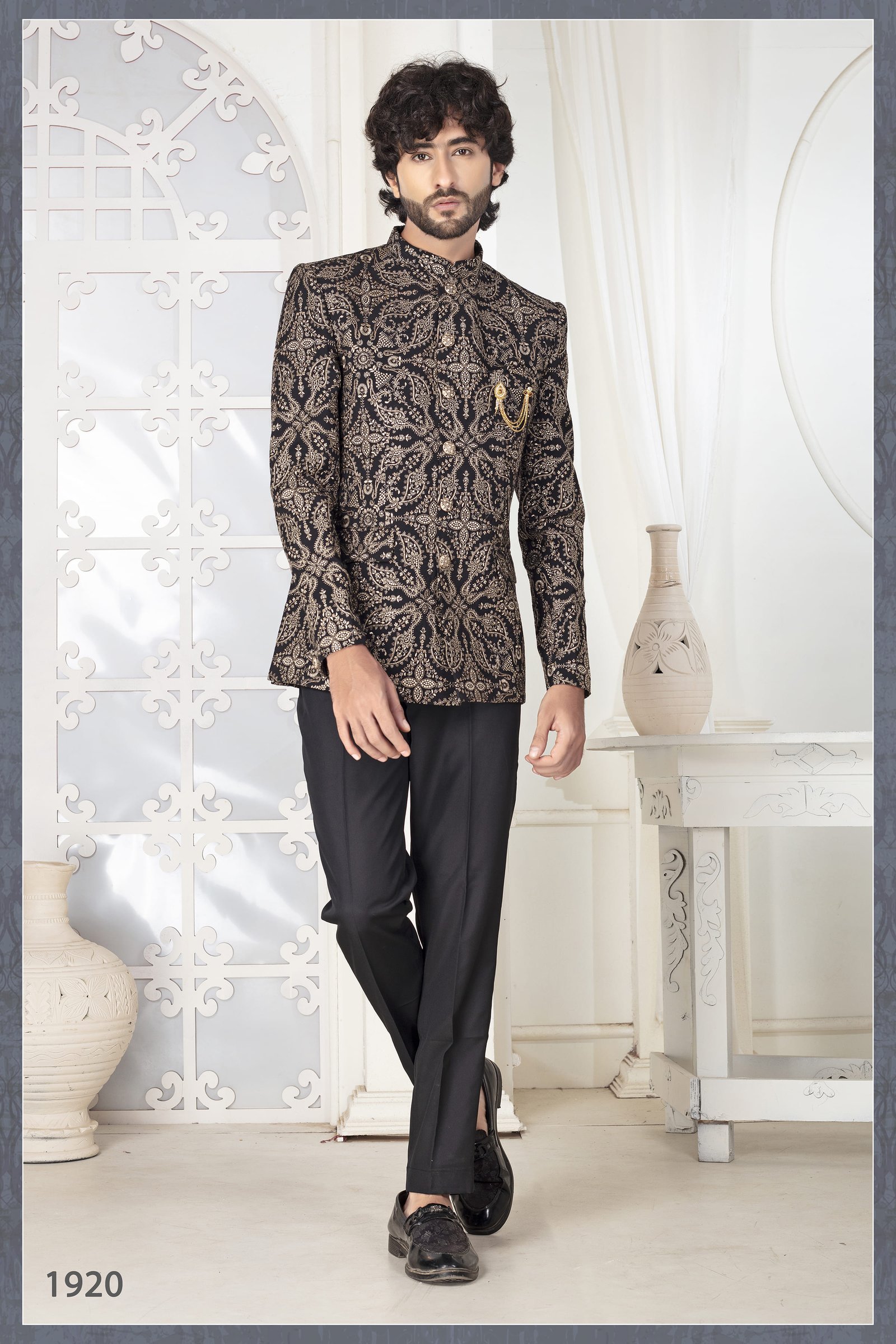 Desinger Embroidered Work Jodhpuri For Men