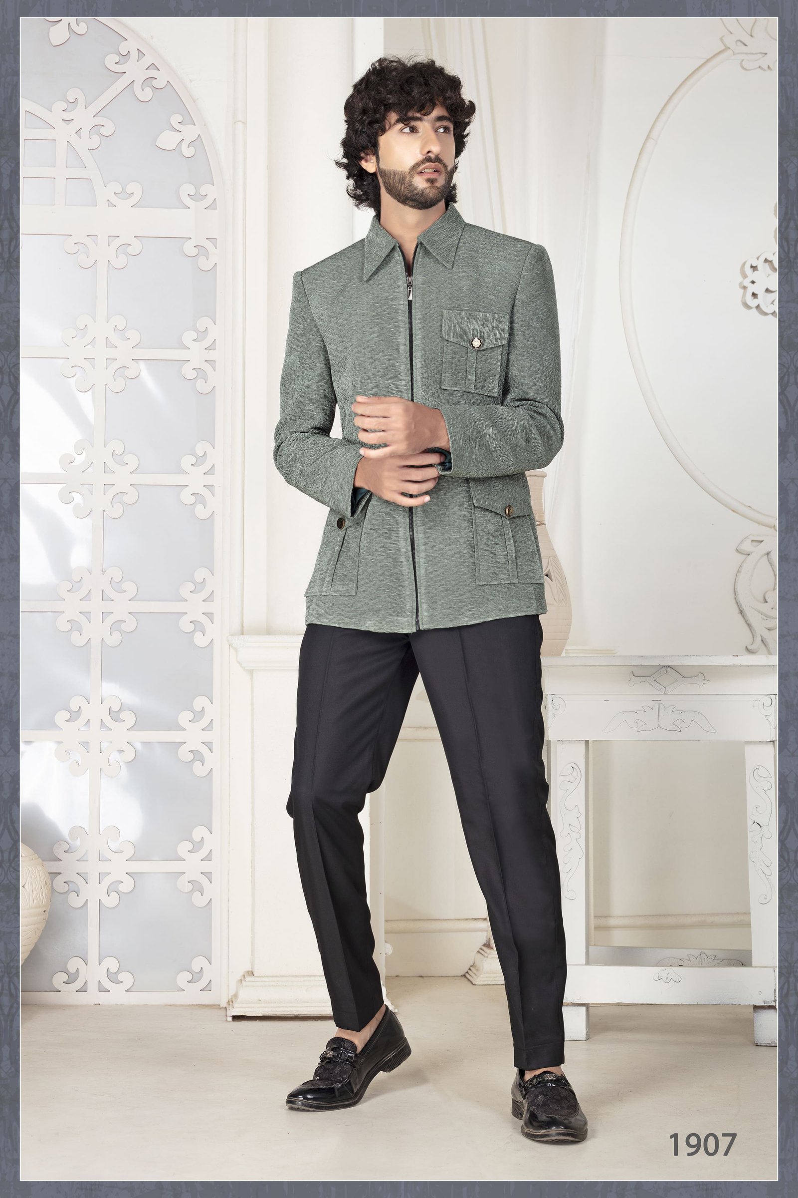 Designer Four Pocket Jodhpuri For Wedding