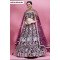 Elegant Burgundy Floral Embroidered Lehenga Choli with Net Dupatta – Bridal & Festive Wear
