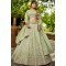 Elegant Pista Green Sequin Embroidered Bridal Lehenga Set 