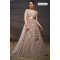 Designer Muave Colored Embroidered Lehenga Choli with Pastel Accents – Subtle Sophistication for Day Weddings