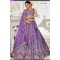 Designer Purple Designer Embroidered Lehenga Choli with Floral Detailing