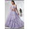 Lavender Embroidered Net Lehenga Choli with Sequin & Tassel Detailing – Designer Festive Wear Set