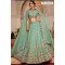 Designer Pastel color Thread Embroidered Lehenga Choli with Tassel Dupatta 