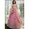 Pink Embroidered Lehenga Choli with Floral Thread & Sequin Work