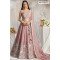 Designer Rosegold Sequin Embroidered Lehenga Choli with Floral Detailing 