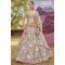 Elegant Beige Designer Lehenga Choli with Floral Sequin Embroidery 