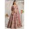 Heavy Embroidered Lavender Bridal Lehenga Set with Mirror & Zari Work