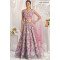 Rose Gold Multicolor Floral Embroidered Lehenga Set