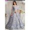 Designer Mauve  Multicolor Floral Embroidered Lehenga Set