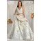 Designer Cream Multicolor Floral Embroidered Lehenga Set