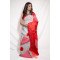 Designer Pink Printed Saree