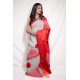 Designer Pink Printed Saree