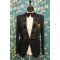 Designer Teal Green Mens Handwork Suit For Wedding