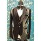 Designer Silver Handwork Suit For Groom