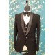 Designer Black Colored Handwork Suit For Men