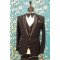 Designer Black Handwork Suit For Groom