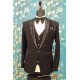 Designer Black Handwork Suit For Groom