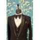Designer Black Handwork Suit For Groom